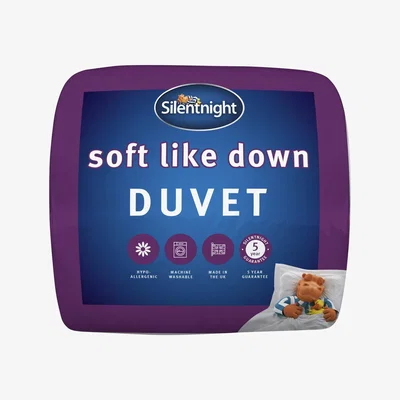 Habitat Silentnight Soft Like Down 13.5 Tog Duvet - Single
