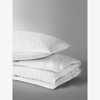 John Lewis little home at John Lewis Children's Duck Feather and Down Single Duvet and Pillow Set, 4.5 Tog