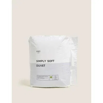 Marks & Spencer M&S Simply Soft 13.5 Tog Duvet - SGL - White, White