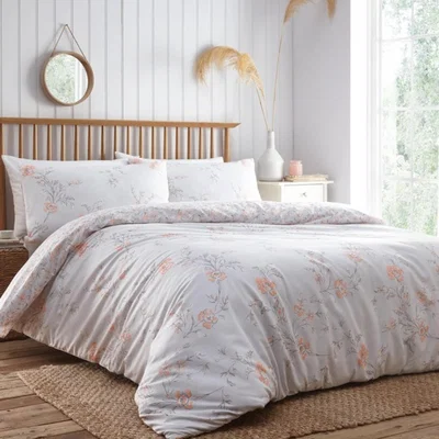 The Range Yasmina Duvet Set - Orange / Single