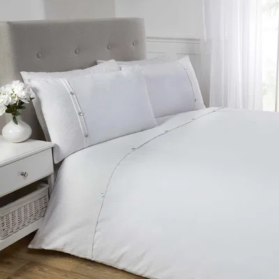 The Range 5th Avenue Duvet Set - White / Single