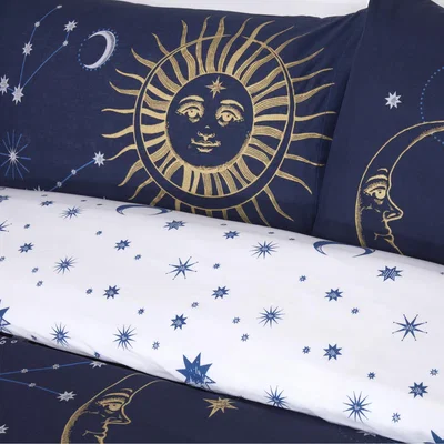 The Range Celestial Duvet Set - Navy / Single