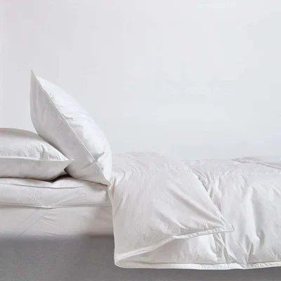 The Range Homescapes Duck Down 4.5 Tog Duvet - White / Single