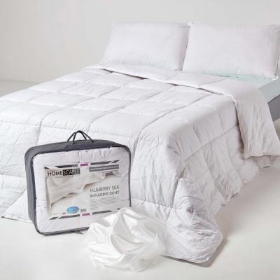 The Range Homescapes Mulberry Silk 13.5 Tog Duvet - White / Single