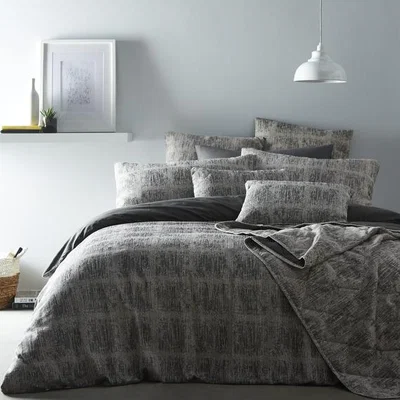 The Range Mineral Single Duvet Set - Grey