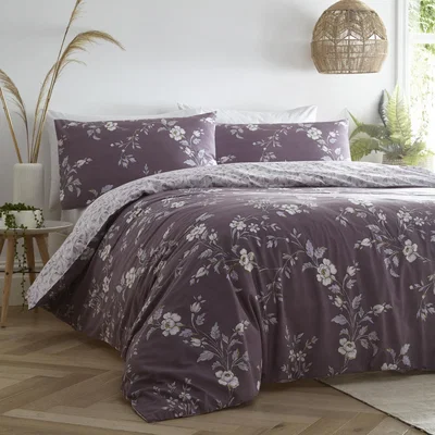The Range Yasmina Duvet Set - Plum / Single