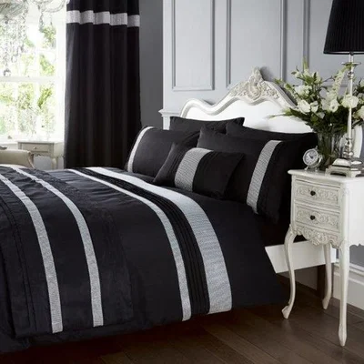 The Range Kimberley Duvet Set - Black / Single