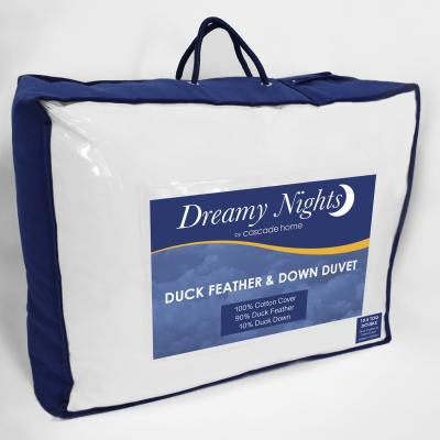 The Range 13.5 tog All Season Duck Feather and Down Duvet - White / Single