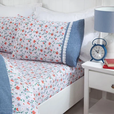 The Range Penelop Duvet Set - Blue / Single