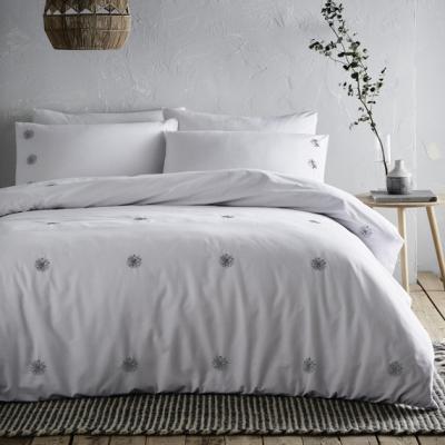 The Range Daisy Duvet Set - Charcoal / Single