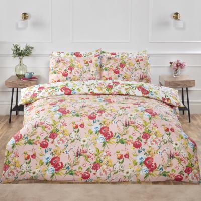 The Range Ashbourne Microfibre Duvet Set - Blush / Single