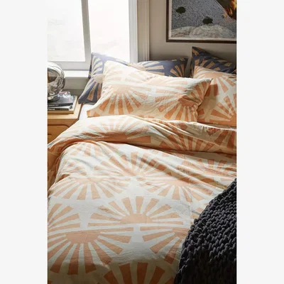 Urban Outfitters Urban Outfitters Sunrise Natural Duvet Set - Neutral Single