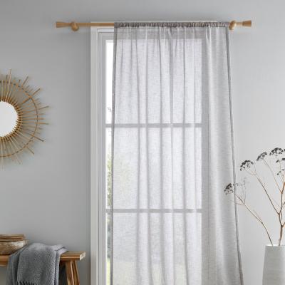 Dunelm Drift Home Kayla Slot Top Voile Panel Grey
