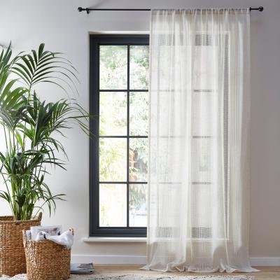 Dunelm Ilia Semi Sheer Voile Natural