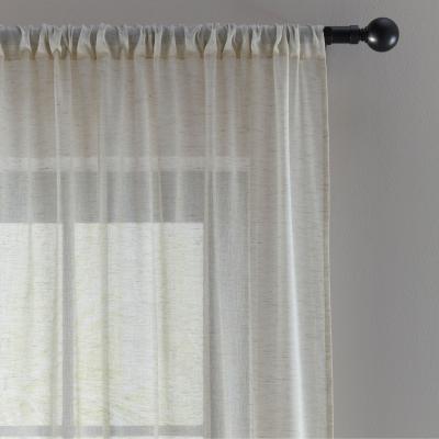 Dunelm Marley Natural Slot Top Voile Panel Natural