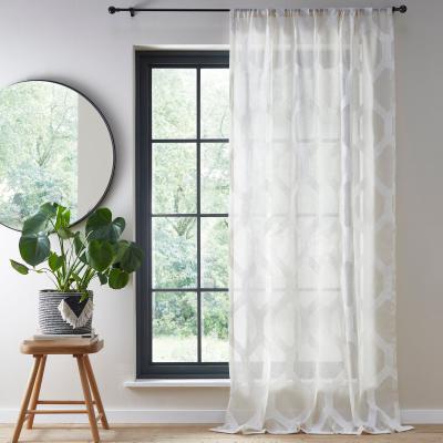 Dunelm Geo Voile Natural