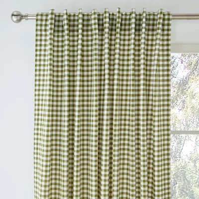 Dunelm Portloe Green Slot Top Voile Panel Green