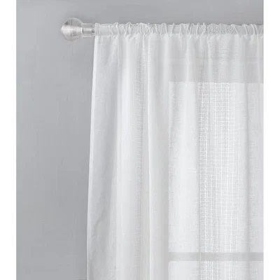 Habitat Habitat Linen Look Ladder Voile Curtain Panel