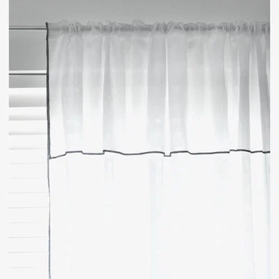 Habitat Habitat Double Voile Unlined Sheer Curtains - White