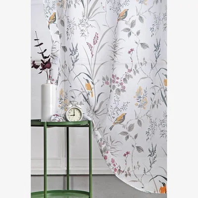 Habitat Habitat Birds Voile Curtain Panel - Multicoloured- 140X229cm