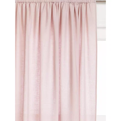 John Lewis John Lewis & Partners Washed Linen Slot Top Voile Panel
