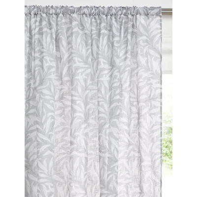 John Lewis Morris & Co. Willow Boughs Slot Top Voile Panel