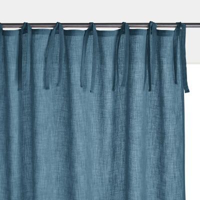 La Redoute Nyong Linen-Effect Single Voile Panel with Tie Top