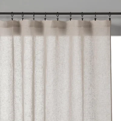 La Redoute Onega Single Linen Voile Panel