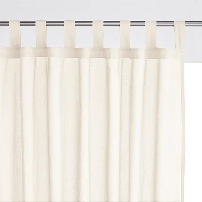 La Redoute Single Cotton Voile Panel with Tab Top