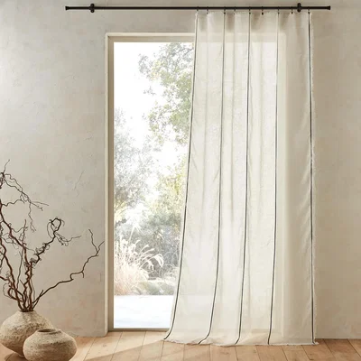 La Redoute Rubana Single Linen Voile Panel