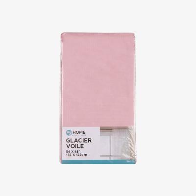The Range Glacier Voile Panel Curtain - Pink / 122cm
