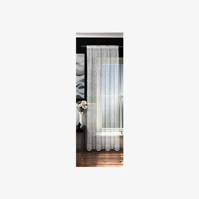 The Range Bermuda Single Panel Voile - White / 183cm