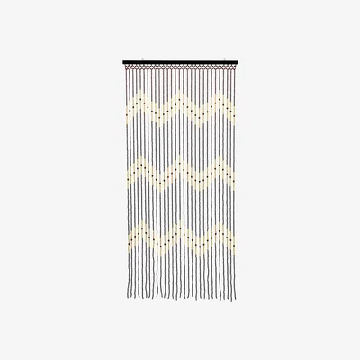 The Range Tuscany Hanging Waves Wooden Beaded Door Curtain Screen