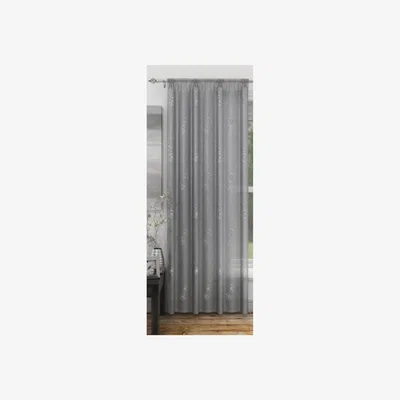 The Range Analise Single Panel Curtain Silver - Silver / 137cm