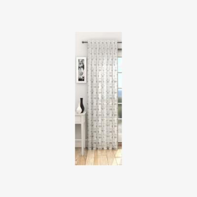 The Range Daisy Glitter Voile Panel - Grey / 229cm