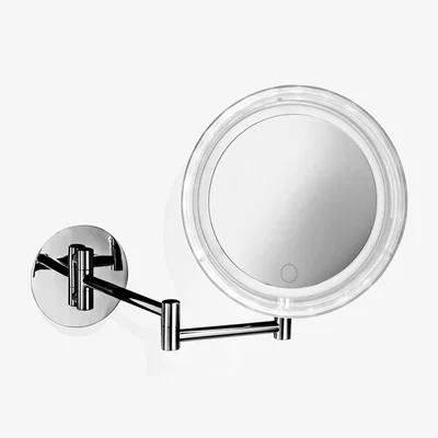Amara BS 16 Touch Cosmetic Mirror - Illuminated Chrome - 5x Magnification