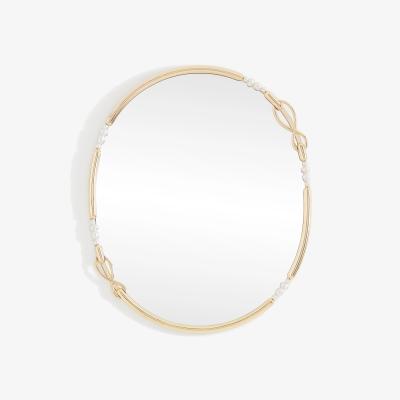 Anthropologie Tiffani Knotted Brass Wall Mirror