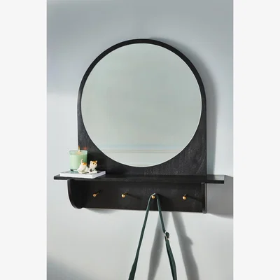 Anthropologie Pauline Hook Rack Mirror