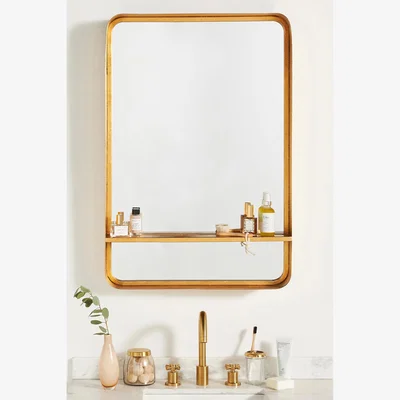 Anthropologie Bree Mirrored Shelf