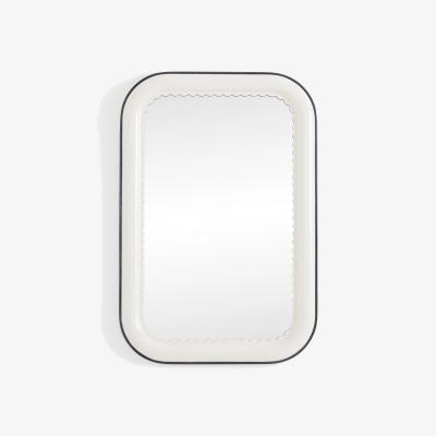 Anthropologie Merritt Scalloped Bath Portrait Wall Mirror