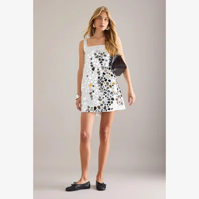 Anthropologie By Anthropologie Mirror Mini Dress