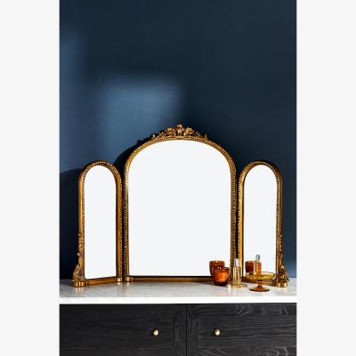 Anthropologie Gleaming Primrose Triptych Mirror