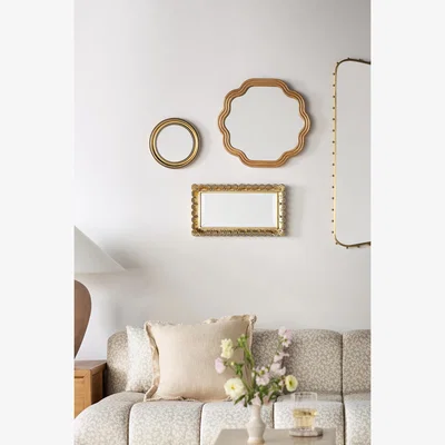Anthropologie Clara Wood Mirror
