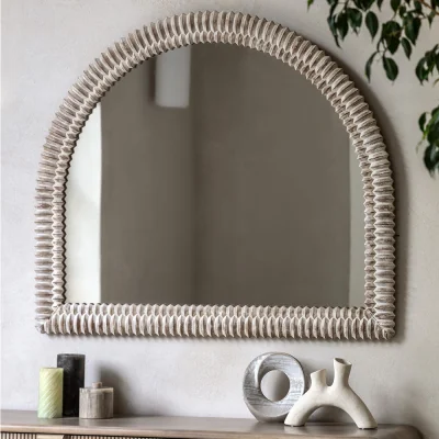 Arighi Bianchi Alta Arch Overmantle Mirror