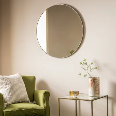 Arighi Bianchi Avignon Round Mirror, Champagne