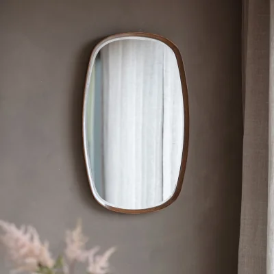 Arighi Bianchi Warsaw Oval Walnut Mirror