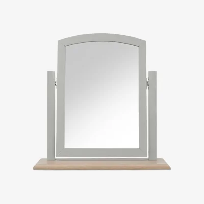 Arighi Bianchi Runswick Scandi Oak & Soft Grey Vanity Mirror