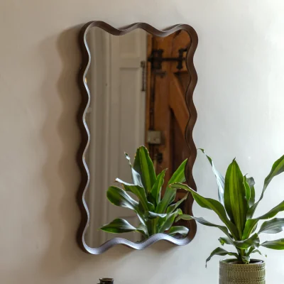 Arighi Bianchi Munich Wall Mirror, Walnut