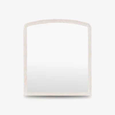 Arighi Bianchi Calgary Overmantle Mirror, Limed Oak