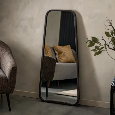 Arighi Bianchi Denver Oval Crescent Leaner Mirror